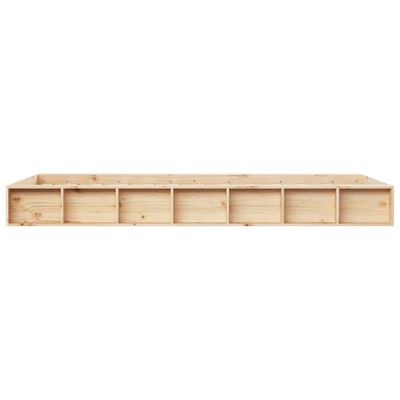 vidaXL Bed Frame without Mattress 135x190 cm Double Solid Wood