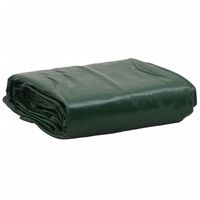 vidaXL Tarpaulin Green 1x2.5 m 650 g/m²