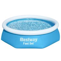 Bestway Fast Set Inflatable Swimming Pool Round 244x66 cm 57265