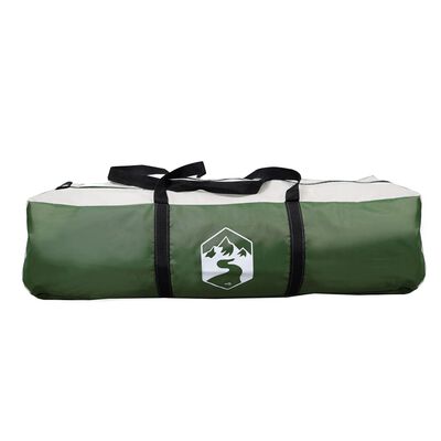 vidaXL Camping Tent Tunnel 2-Person Green Waterproof