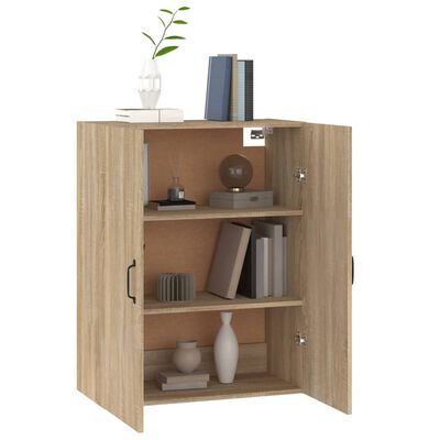 vidaXL Hanging Cabinet Sonoma Oak 69,5x34x90 cm Engineered Wood