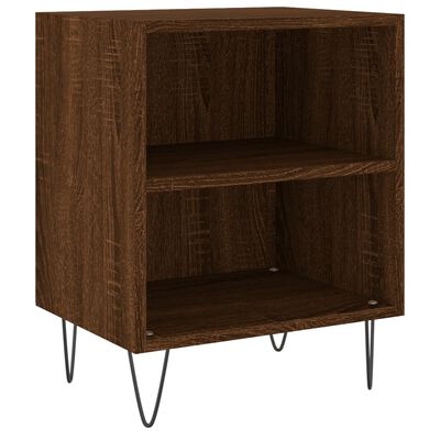 vidaXL Bedside Cabinets 2 pcs Brown Oak 40x30x50 cm Engineered Wood