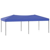 vidaXL Folding Party Tent Blue 3x6 m