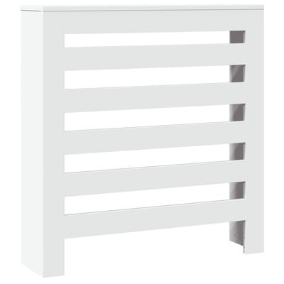 vidaXL Radiator Cover White 78x20x82 cm Engineered Wood