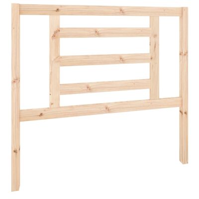 vidaXL Bed Headboard 106x4x100 cm Solid Wood Pine