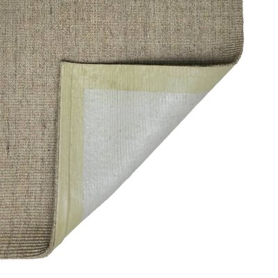 vidaXL Sisal Rug for Scratching Post Taupe 66x350 cm