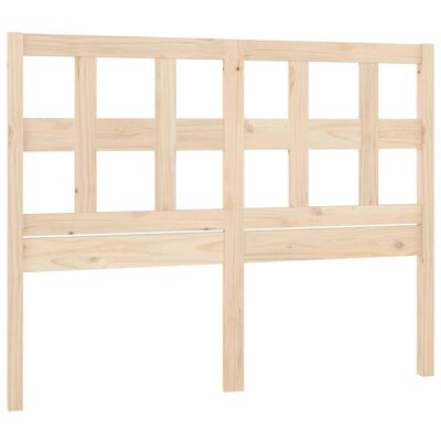 vidaXL Bed Headboard 205.5x4x100 cm Solid Wood Pine