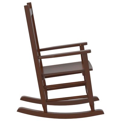 vidaXL Rocking Chair for Children Brown Solid Wood Poplar