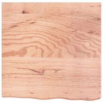 vidaXL Table Top Light Brown 60x60x(2-6) cm Treated Solid Wood Oak