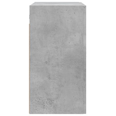 vidaXL Wall Cabinet Concrete Grey 60x31x60 cm Engineered Wood