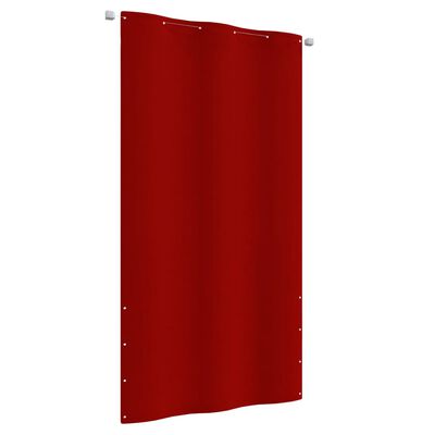 vidaXL Balcony Screen Red 120x240 cm Oxford Fabric