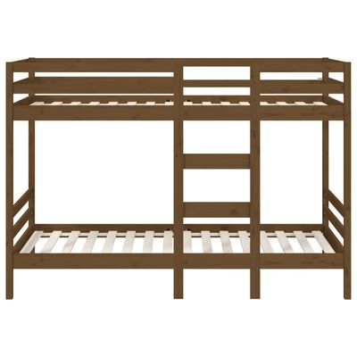 vidaXL Bunk Bed without Mattress Honey Brown 90x200 cm Solid Wood Pine