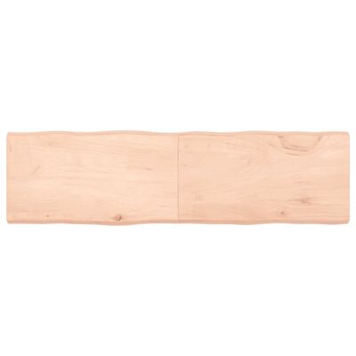 vidaXL Table Top 180x50x(2-6) cm Untreated Solid Wood Live Edge