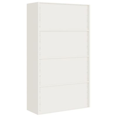 vidaXL File Cabinet White 105x40x180 cm Steel