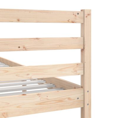 vidaXL Bed Frame without Mattress 150x200 cm King Size Solid Wood