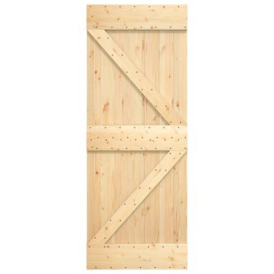 vidaXL Door NARVIK 85x210 cm Solid Wood Pine