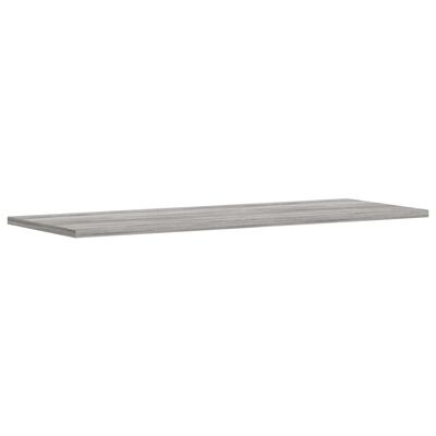 vidaXL Wall Shelves 4 pcs Grey Sonoma 80x30x1.5 cm Engineered Wood