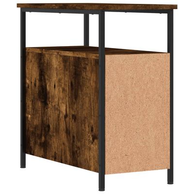 vidaXL Bedside Cabinets 2 pcs Smoked Oak 30x60x60 cm Engineered Wood