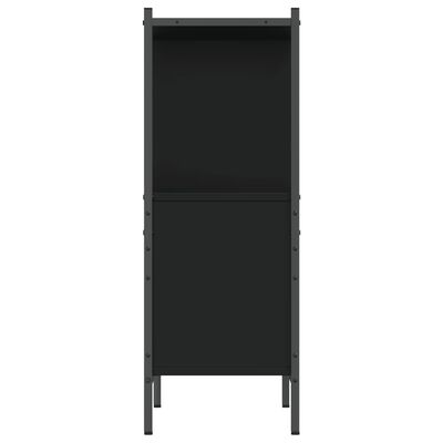 vidaXL Bookcase Black 72x28x77.5 cm Engineered Wood