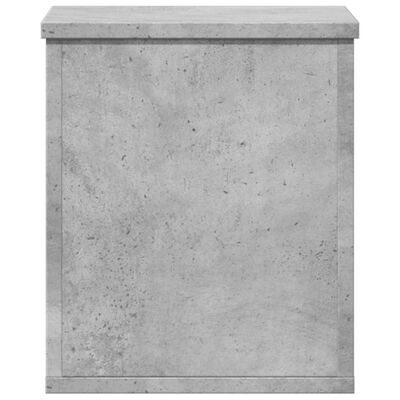 vidaXL Storage Box Concrete Grey 30x35x35 cm Engineered Wood