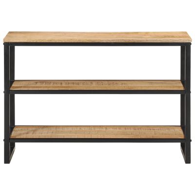 vidaXL Console Table 100x35x70 cm Solid Rough Wood Mango