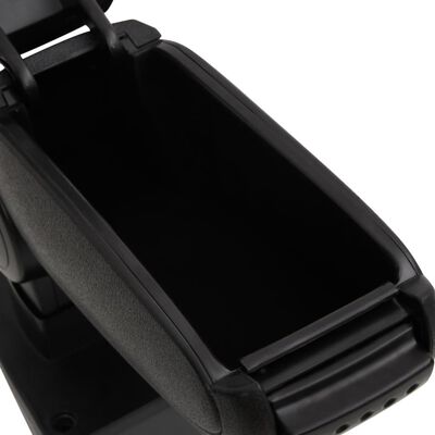 vidaXL Car Armrest Black 15.5x32x(41-54) cm ABS