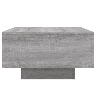 vidaXL Coffee Table Grey Sonoma 55x55x31 cm Engineered Wood