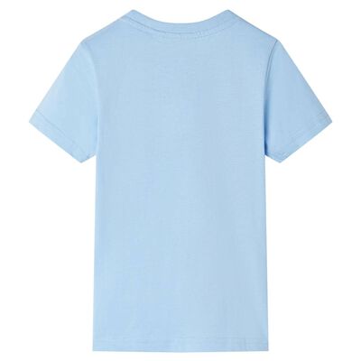 Kids' T-shirt with Short Sleeves Light Blue 104