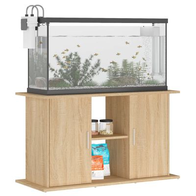 vidaXL Aquarium Stand Sonoma Oak 101x41x58 cm Engineered Wood