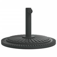 vidaXL Parasol Base for Ø38 / 48 mm Poles 12 kg Round