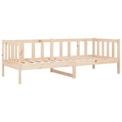 vidaXL Day Bed without Mattress 90x190 cm Single Solid Wood Pine