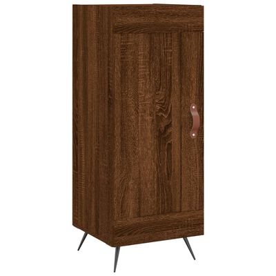 vidaXL Highboard Brown Oak 34.5x34x180 cm Engineered Wood