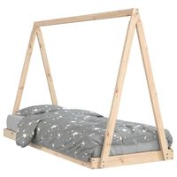 vidaXL Kids Bed Frame 80x200 cm Solid Wood Pine