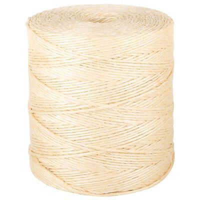 vidaXL Rope 100% Sisal 2 mm 3000 m