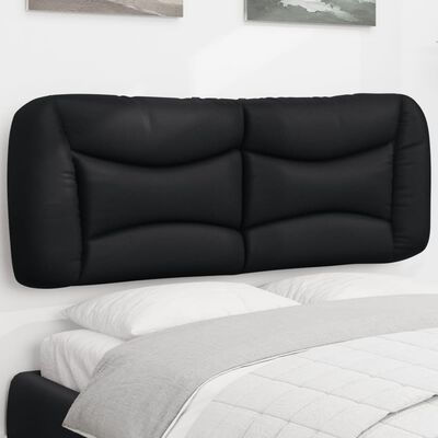 vidaXL Headboard Cushion Black 135 cm Faux Leather