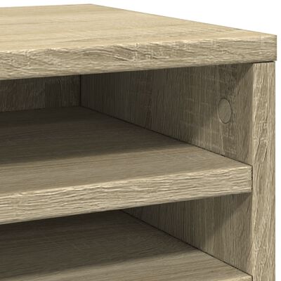 vidaXL Desk Organiser Sonoma Oak 36x26x29.5 cm Engineered wood