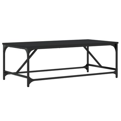 vidaXL Coffee Table Black 100x50x35 cm Engineered Wood