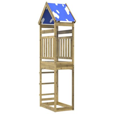 vidaXL Play Tower 85x52.5x265 cm Impregnated Wood Pine