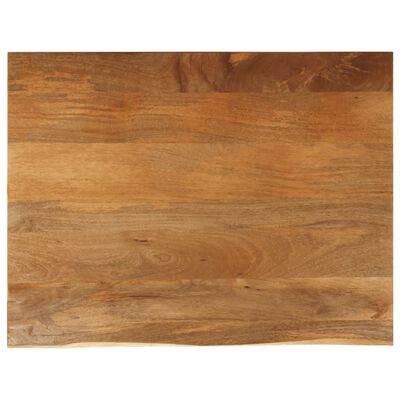 vidaXL Table Top Live Edge 90x80x3.8 cm Solid Wood Mango