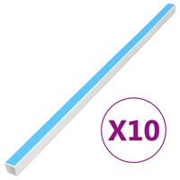 vidaXL Cable Trunking Self-Adhesive 10x10 mm 10 m PVC