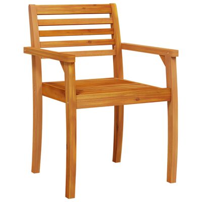 vidaXL Garden Chairs 8 pcs 59x55x85 cm Solid Wood Acacia