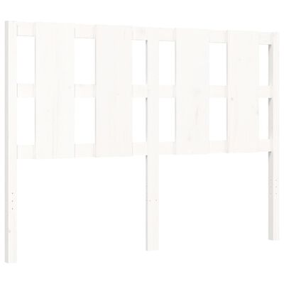 vidaXL Bed Frame without Mattress White 120x200 cm Solid Wood Pine