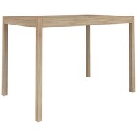 vidaXL Dining Table 110x70x75 cm Solid Wood Acacia