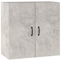 vidaXL Wall Cabinet Concrete Grey 60x31x60 cm Engineered Wood