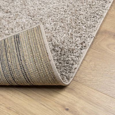 vidaXL Shaggy Rug PAMPLONA High Pile Modern Beige 300x400 cm