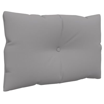 vidaXL Pallet Cushions 3 pcs Grey Fabric