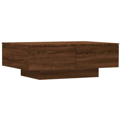 vidaXL Coffee Table Brown Oak 90x60x31 cm Engineered Wood