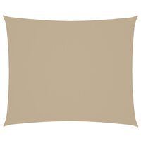 vidaXL Sunshade Sail Oxford Fabric Rectangular 4x6 m Beige