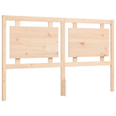 vidaXL Bed Frame without Mattress King Size Solid Wood