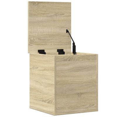 vidaXL Storage Box Sonoma Oak 40x42x46 cm Engineered Wood